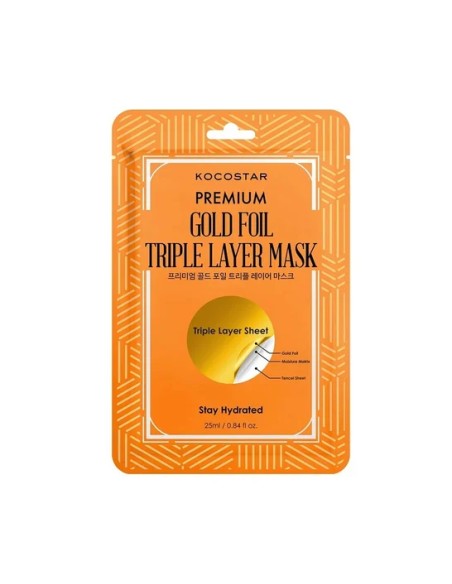 Kocostar Premiun Gold Foil Triple Layer Mask