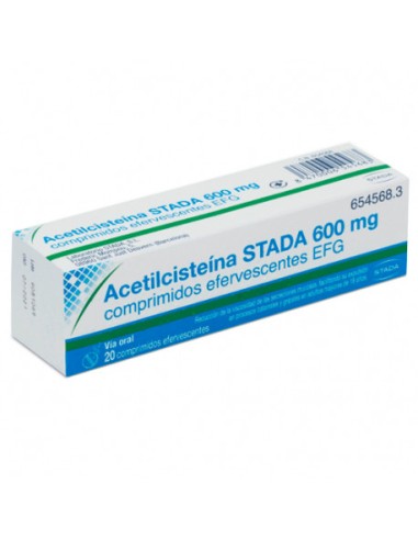 Acetilcisteina Stada Efg 600 Mg 20 Comprimidos...