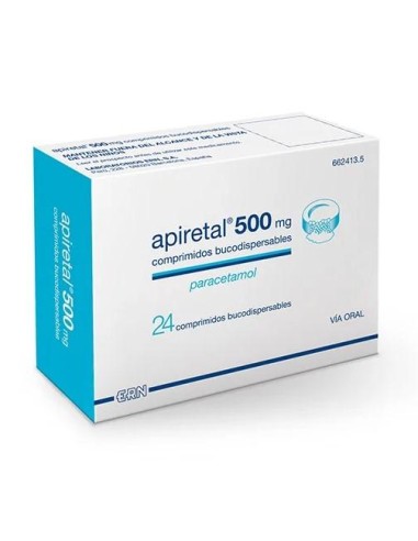 Apiretal 500 Mg 24 Comprimidos Bucodispersables