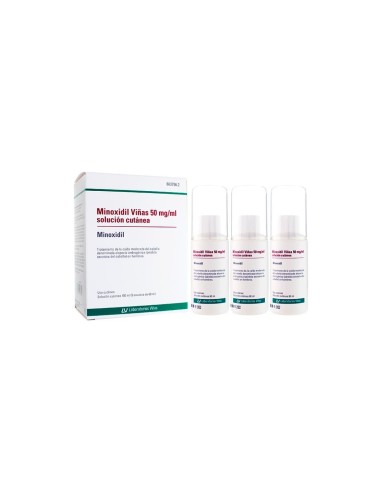 Minoxidil Viñas 50 Mg/Ml Solucion Cutanea 3...