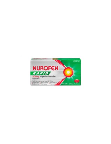 Nurofen Rapid 400 Mg 20 Capsulas Blandas