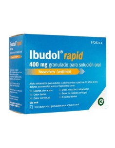 Ibudol Rapid 400 Mg 20 Sobres Granulado Para Solucion Oral