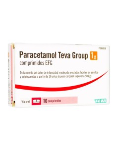 Paracetamol Teva Group 1 G 10 Comprimidos