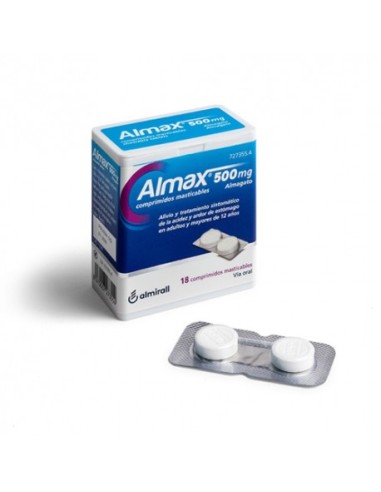 Almax 500 Mg 18 Comprimidos Masticables