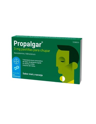 Propalgar 3 Mg 24 Pastillas Para Chupar
