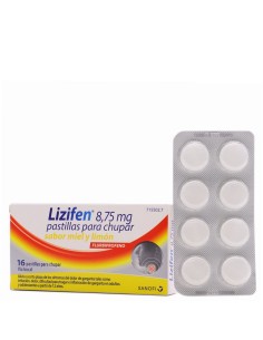 Lizifen 8,75 Mg 16 Pastillas Para Chupar (Sabor Miel Y...