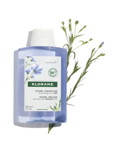 Klorane Champu Al Lino Bio 400 Ml