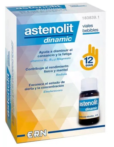 Astenolit Dinamic  12 Viales Bebibles 10 Ml