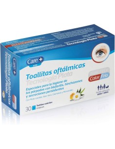 Care+ Toallitas Oftalmicas Tecnologia Plata  30 Unidades