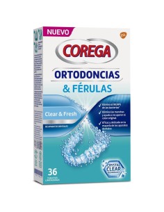 Corega Ortodoncias & Ferulas  36 Tabletas Limpiadoras