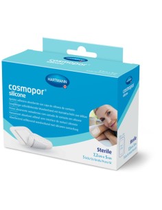 Cosmopor Silicone Aposito Esteril 5 Unidades 7,2 Cm X 5 Cm