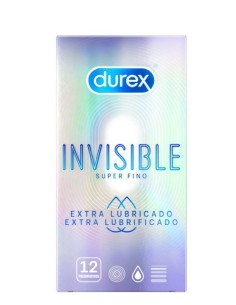 Durex Invisible Extra Fino Extra Lubricado Preservativos...