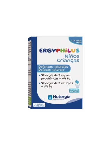 Ergyphilus Niños 14 Sobres Nutergia