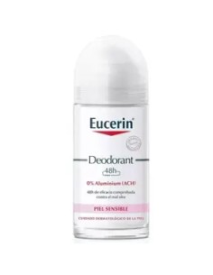 Eucerin Desodorante 0% Aluminio  1 Roll On 50 Ml