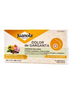 Juanola Dolor De Garganta Propolis Forte  20 Comprimidos...