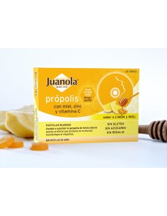 Juanola Propolis Pastillas Limon Miel  24 Pastillas