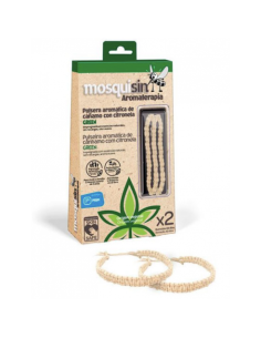 Mosquisin Aromaterapia Pulsera Aromatica De Cañamo Con...