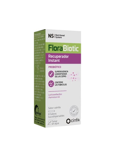 Ns Florabiotic Recuperador Instant  8 Sobres...