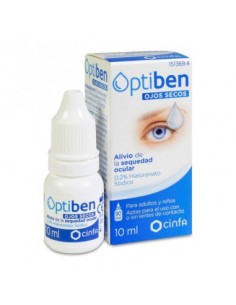 Optiben Ojos Secos Gotas  1 Frasco 10 Ml