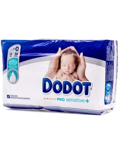 Pañal Infantil Dodot Pro Sensitive Talla  0 3...