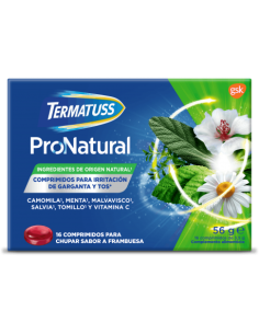 Termatuss Pronatural  16 Comprimidos Para Chupar