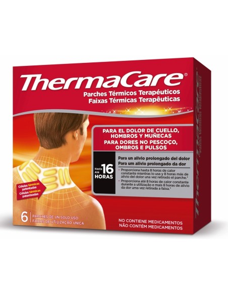 Thermacare Parche Termico Cuello Hombro Muñeca  6 Parches