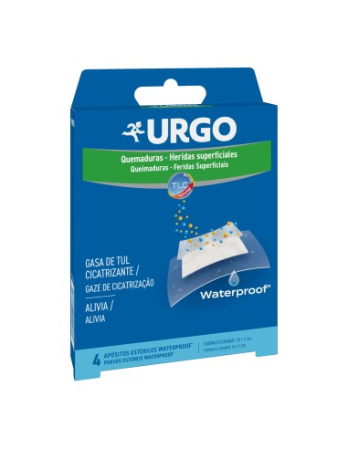 Urgo Quemaduras Waterproof  4 Unidades Formato...