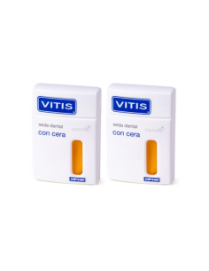Vitis Seda Dental Con Cera  50 M 2 Unidades Duplo