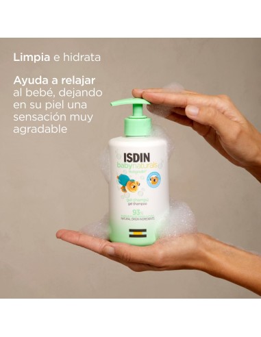 Isdin Baby Naturals Pack Gel Deaño + Loción