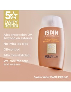 Fotoprotector Isdin Fusion Water Magic  Medium SPF 50 50 ML 2