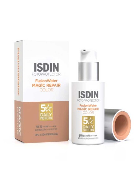 Fotoprotector Isdin Fusion water MAGIC REPAIR  COLOR   SPF50+ 50ML