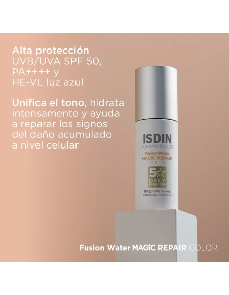 Fotoprotector Isdin Fusion Water Magic Repair  SPF 50 ML