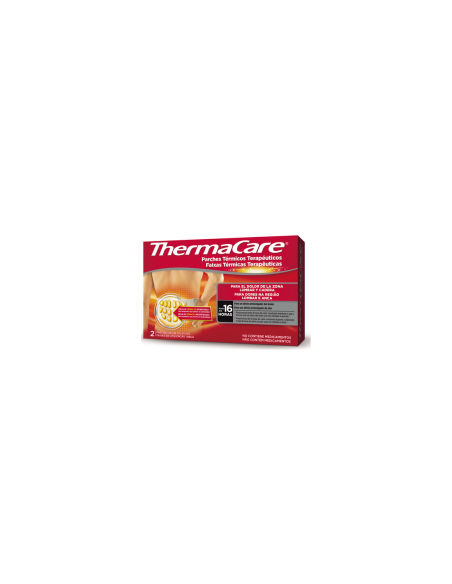 Thermacare Parche Termico Zona Lumbar Cadera  2 Parches