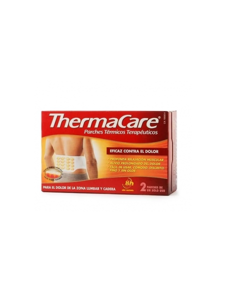 Thermacare Parche Termico Zona Lumbar Cadera  2 Parches