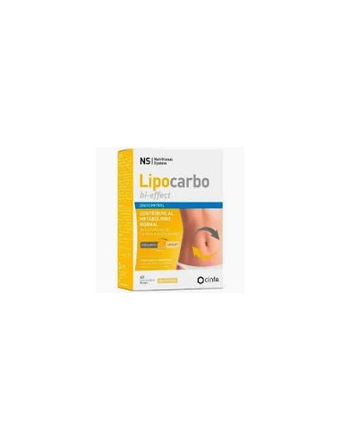 Lipocarbo bi-effect 60 comprimidos