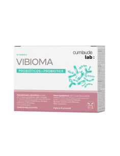 VIBIOMA 14 sobres  sabor melocotón