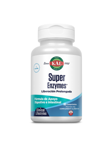 KAL SUPER ENZYMES 60 comprimidos