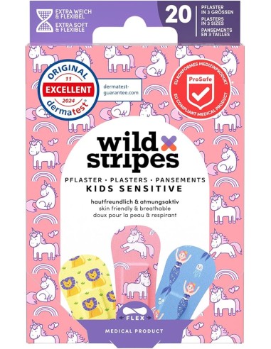 TIRITAS WILD STRIPES KIDS 20ud
