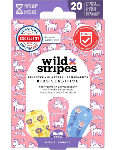 TIRITAS WILD STRIPES KIDS 20ud