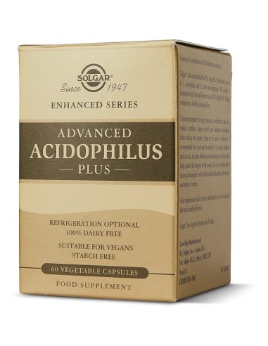 Solgar Advanced Acidophilus plus 60 cápsulas...