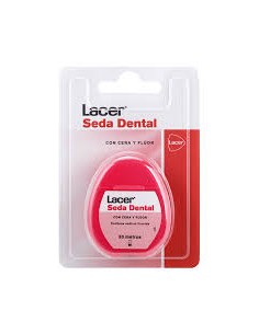 LACER SEDA DENTAL CON CERA FLUOR Y TRICLOSAN 50 M