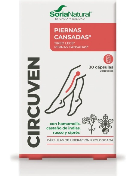 Circuven Soria natural  Piernas cansadas (30 capsulas )