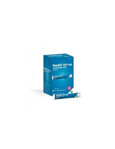 IBUDOL 400 MG SUSPENSION ORAL, 20 sobres