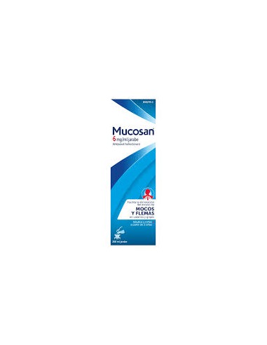 MUCOSAN 6 mg/ ml JARABE, 1 frasco de 250 ml