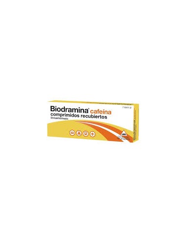 BIODRAMINA CAFEINA COMPRIMIDOS RECUBIERTOS, 12...