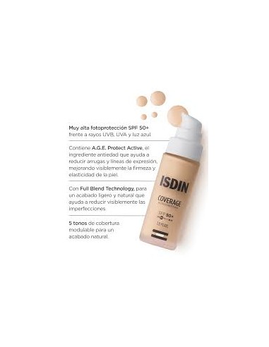 ISDIN COVERAGE 1.0 PEARL SPF50+ 30G