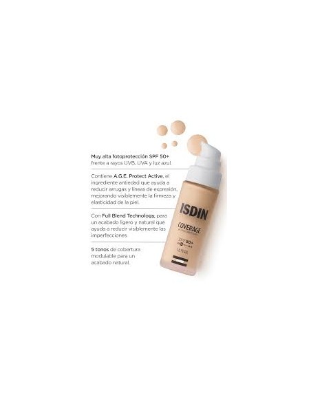 ISDIN COVERAGE 2.0 BEIGE SPF50+ 30G