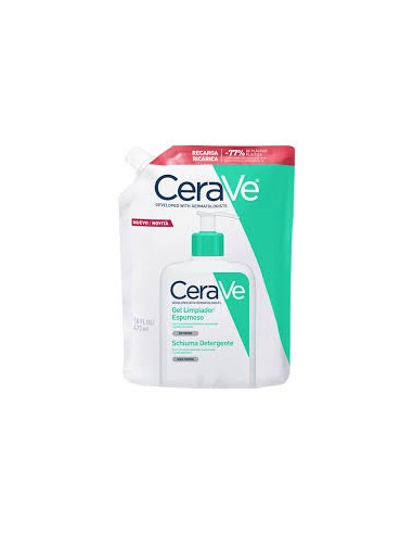 CERAVE REFILL LIMPIADOR ESPUMOSO 473ml