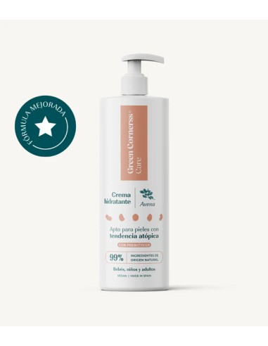 Green cornerss crema hidratante de avena 280 ml