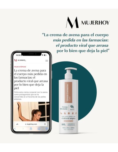 Green cornerss crema hidratante de avena 280 ml